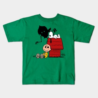 Spooky Cartoon Funny Cute Halloween Horror Parody Kids T-Shirt